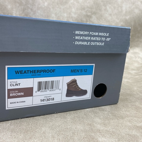 *New* Weatherproof Clint (Brown), [Multiple sizes available!] - Picture 6 of 6